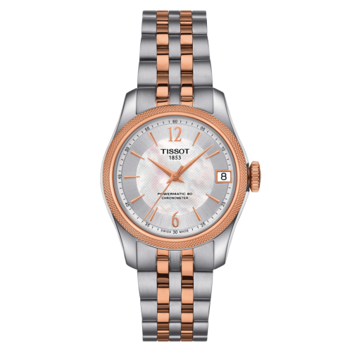 Tissot Ballade Powermatic 80 COSC 32 Stainless Steel / Rose Gold PVD / MOP / Bracelet
